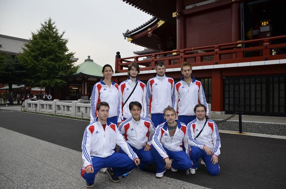 L'équipe de France de Chanbara au Japon